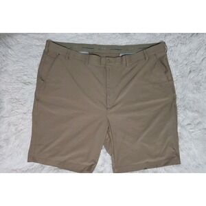 Greg Norman Performance Golf Shorts Classic Flat Front Men's Khaki Size 42